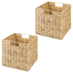 mDESIGN 9395MDHS laundry basket Steel Natural