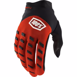 100% Airmatic Youth Gloves Black / Red - M