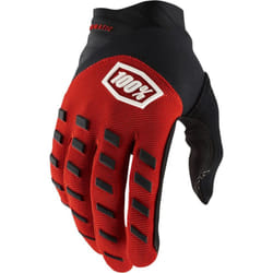 100% Airmatic Youth Gloves Black / Red - M