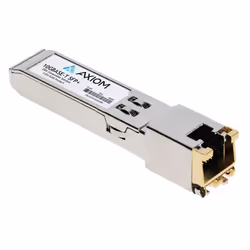 Axiom SFP-10G-T-AX, Copper, 10000 Mbit/s, SFP+, 30 m, IEEE 802.3an, Silver