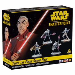 Atomic Mass Games Star Wars: Shatterpoint - Twice the Pride: Count Dooku Squad Pack, Figure, Grey