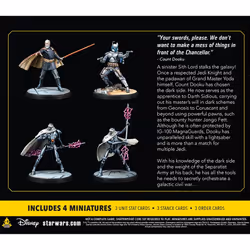 Atomic Mass Games Star Wars: Shatterpoint - Twice the Pride: Count Dooku Squad Pack Figure