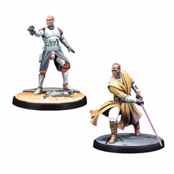 Atomic Mass Games Star Wars: Shatterpoint - This Party's Over: Mace Windu Squad Pack Figure - Additional view 4