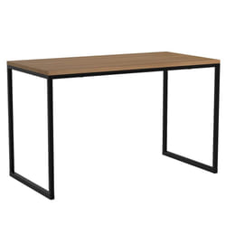Jennifer Desk Table 119x61x73 cm - Metal and Wood Office Desk - Multipurpose table - Brown and Black