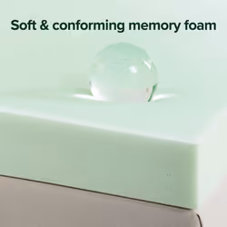 ZINUS 4 Inch Green Tea Memory Foam Mattress Topper  Smaller  More Convenient WonderBox Packaging  PressureRelieving Layers  Cer