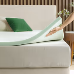 ZINUS 2 Inch Green Tea Memory Foam Mattress Topper Smaller More Convenient WonderBox Packaging PressureRelieving Layers C ...