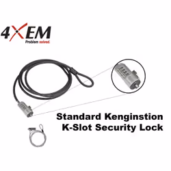 4XEM 4XLAPLOCK6 cable lock Silver 1.83 m
