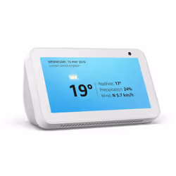 Amazon Echo Show 5, Amazon Alexa, Rectangle, White, Android, Fire OS, iOS, 14 cm (5.5"), 960 x 480 pixels
