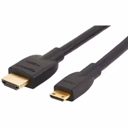 AmazonBasics HL-007342, 1.8 m, HDMI Type C (Mini), HDMI Type A (Standard), 3840 x 2160 pixels, 3D, Black