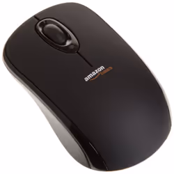 AmazonBasics MGR0975, RF Wireless, 1000 DPI, Black