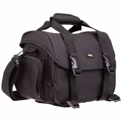 AmazonBasics SM1302091B, Shoulder case, Black, Orange