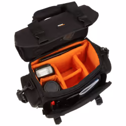 AmazonBasics SM1302091B camera case Shoulder case Black, Orange