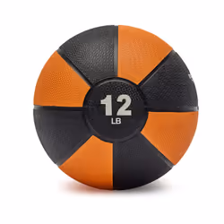 Amazon Basics Weighted Medicine Ball  12 pounds  Orange/Black