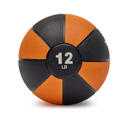 Amazon Basics Weighted Medicine Ball  12 pounds  Orange/Black