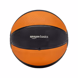 Amazon Basics Weighted Medicine Ball  12 pounds  Orange/Black