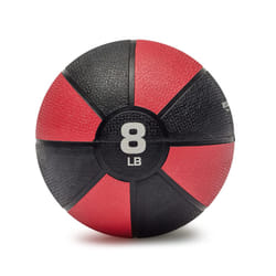 Amazon Basics Weighted Medicine Ball  8 pounds  Red/Black
