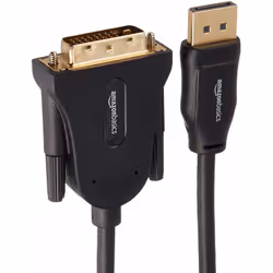 AmazonBasics HL-007269 video cable adapter 3.04 m DisplayPort DVI Black