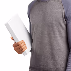 Amazon Basics 3-Ring Binder  1-Inch - White  4-Pack