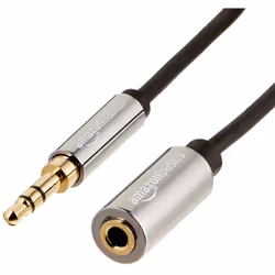 AmazonBasics AZ35MF02 audio cable 3.6 m 3.5mm Black, Silver