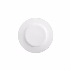 Amazon Basics Set of 6 Flat Porcelain Plates, 10.5 '