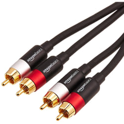 AmazonBasics PBH-20218 audio cable 4.57 m 2 x RCA Black, Gold, Red, White