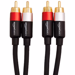 AmazonBasics PBH-20218 audio cable 4.57 m 2 x RCA Black, Gold, Red, White