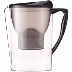AmazonBasics 1030401, Dispenser water filter, 2.3 L, Black, Transparent