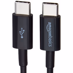 AmazonBasics L6LUC023-CS-R USB cable USB 2.0 0.9 m USB C Black