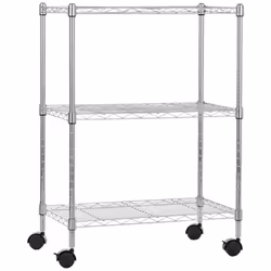 Amazon Basics 3-Shelf Narrow Adjustable  Heavy Duty Storage Shelving U