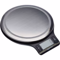 AmazonBasics EK3211, Electronic kitchen scale, 0.5 kg, 1 g, Black, Stainless steel, Stainless steel, Countertop