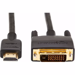 AmazonBasics UU2W_10 video cable adapter 3 m DVI HDMI Black