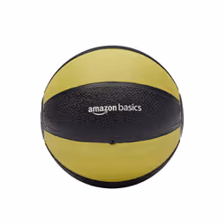 Amazon Basics Weighted Medicine Ball  6 Pound  Yellow/Black