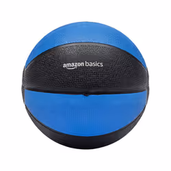Amazon Basics Weighted Medicine Ball 10 pounds Blue/Black