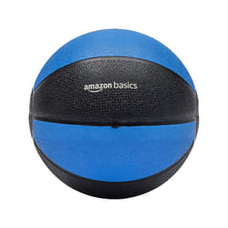 Amazon Basics Weighted Medicine Ball  10 pounds  Blue/Black