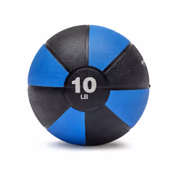 Amazon Basics Weighted Medicine Ball  10 pounds  Blue/Black