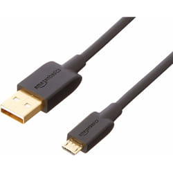 AmazonBasics 80P4V4 USB cable USB 2.0 3 m USB A Micro-USB B Black