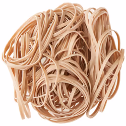 Amazon Basics Rubber Bands  Size 33 (3-1/2 x 1/8 Inch)  600 Bands/1 lb Pack  25-Pack  Tan