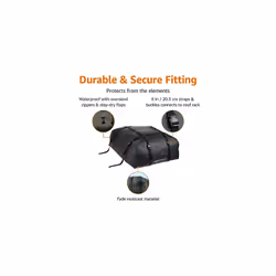 Rooftop Cargo Carrier Bag, Black, 424.8 litres, 15 cu. ft.