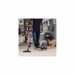 Russell Hobbs RHCV3601 ATLAS2 PET 2.5L Cylinder Vacuum, Grey & Purple, 700 W, 2.5 liters, 77.5 Decibeles