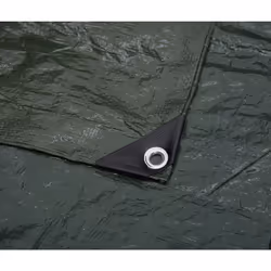 Amazon Basics Waterproof Camping Tarp  10 Feet by 12 Feet  Dark Green