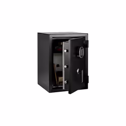 Amazon Basics Fire Resistant Security Safe with Programmable Electronic Keypad, 35 L, Black, 36 cm W x 35 cm D x 50 cm H