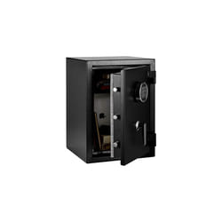 Amazon Basics Fire Resistant Security Safe with Programmable Electronic Keypad, 35 L, Black, 36 cm W x 35 cm D x 50 cm H