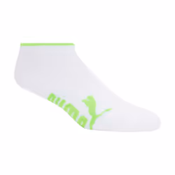 PUMA Women's 6 Pack Low Cut Socks  White Bright  9-11