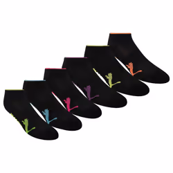 Puma Womens Half Terry Runner Socks 6-Pack  Black  9-11