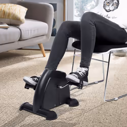 ZOGIN Mini Exercise Bike  Under Desk Pedal Exerciser Arm and Leg Exercise Cycle Bike with LCD Screen Displays Black