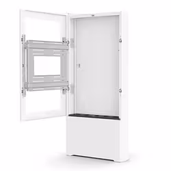 Chief ImpactTM Floor Mounted Kiosk, Portrait 55" White - Additional view 2