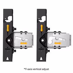 Chief TiLEDTM Right dvLED Wall Mount for Samsung IER/IEA Series, 2 Displays Tall - Additional view 2