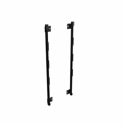 Chief TiLED dvLED Universal Wall Mount 4 High Starter, Fixed, Black, Manual, 5.1 cm, 113.4 kg, 68.6 cm (27")