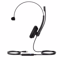 Yealink UH34 Lite Mono Teams Headset, Wired, Office/Call center, 20 - 20000 Hz, 84 g, Headset, Black