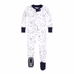 Burt's Bees Baby Baby Boys Pajamas  Zip-front Non-slip Footed Pjs  Organic Cotton and Toddler Sleepers  Midnight Twinkle Bee  ...